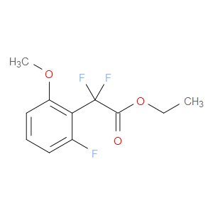ethyl 2,2-difluoro-2-(2-fluoro-6-methoxyphenyl)acetate