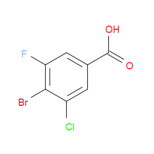 4-Bromo-3-chloro-5-fluorobenzoic acid
