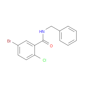 5-Bromo-2-chloro-N-(phenylmethyl)benzamide