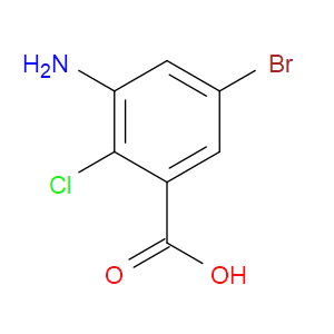 Benzoic acid, 3-amino-5-bromo-2-chloro-