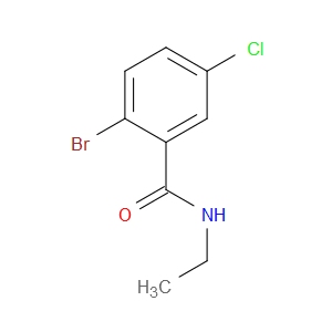 Benzamide, 2-bromo-5-chloro-N-ethyl-