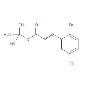 1,1-Dimethylethyl 3-(2-bromo-5-chlorophenyl)-2-propenoate