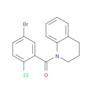(5-Bromo-2-chlorophenyl)(3,4-dihydro-1(2H)-quinolinyl)methanone