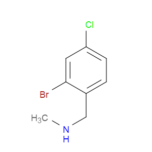 2-Bromo-4-chloro-N-methylbenzenemethanamine