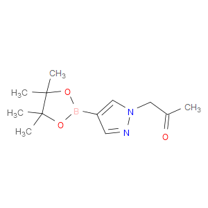2-Propanone, 1-[4-(4,4,5,5-tetramethyl-1,3,2-dioxaborolan-2-yl)-1H-pyrazol-1-...