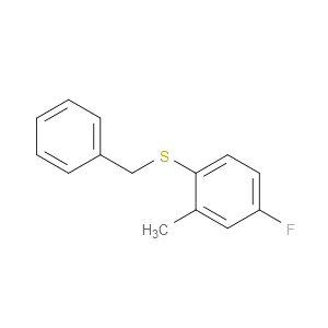 benzyl(4-fluoro-2-methylphenyl)sulfane