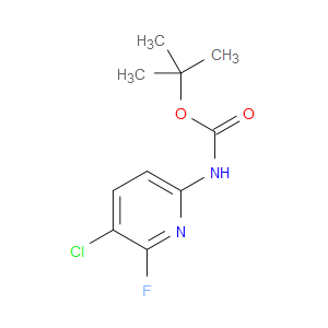 tert-butyl (5-chloro-6-fluoropyridin-2-yl)carbamate