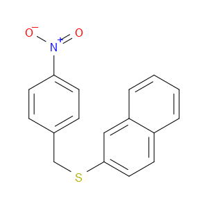 naphthalen-2-yl(4-nitrobenzyl)sulfane