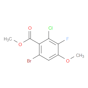 methyl 6-bromo-2-chloro-3-fluoro-4-methoxybenzoate