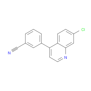3-(7-Chloro-4-quinolinyl)benzonitrile