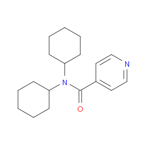 N,N-Dicyclohexyl-4-pyridinecarboxamide