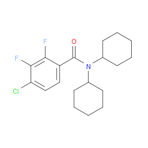 4-Chloro-N,N-dicyclohexyl-2,3-difluorobenzamide