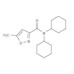 N,N-Dicyclohexyl-5-methyl-3-isoxazolecarboxamide