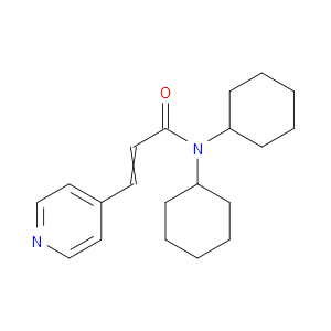 N,N-Dicyclohexyl-3-(4-pyridinyl)-2-propenamide
