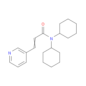 N,N-Dicyclohexyl-3-(3-pyridinyl)-2-propenamide