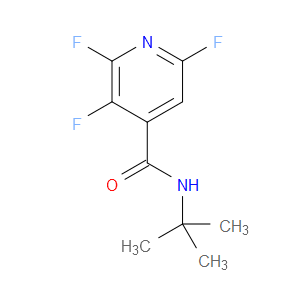 N-(1,1-Dimethylethyl)-2,3,6-trifluoro-4-pyridinecarboxamide