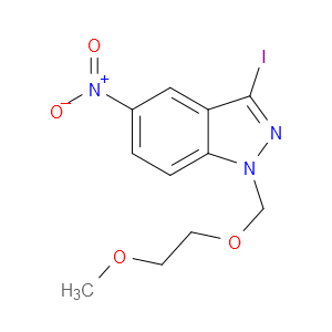 3-iodo-1-((2-methoxyethoxy)methyl)-5-nitro-1H-indazole