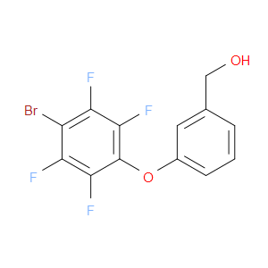 Benzenemethanol, 3-(4-bromo-2,3,5,6-tetrafluorophenoxy)-
