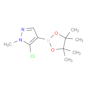 5-chloro-1-methyl-4-(4,4,5,5-tetramethyl-1,3,2-dioxaborolan-2-yl)-1H-pyrazole
