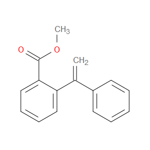 Benzoic acid, 2-(1-phenylethenyl)-, methyl ester