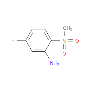 5-Fluoro-2-(methylsulfonyl)benzenamine
