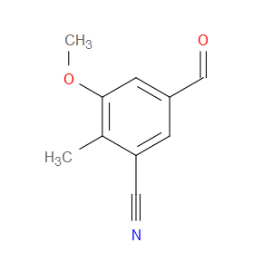 5-formyl-3-methoxy-2-methylbenzonitrile