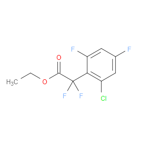 ethyl 2-(2-chloro-4,6-difluorophenyl)-2,2-difluoroacetate