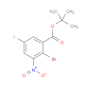 tert-butyl 2-bromo-5-fluoro-3-nitrobenzoate