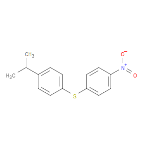 (4-isopropylphenyl)(4-nitrophenyl)sulfane