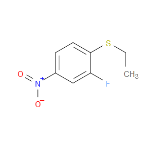 ethyl(2-fluoro-4-nitrophenyl)sulfane