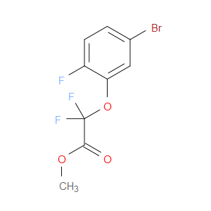 Acetic acid, 2-(5-bromo-2-fluorophenoxy)-2,2-difluoro-, methyl ester