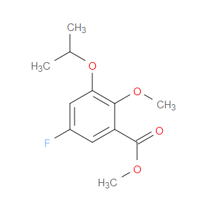 Methyl 5-fluoro-3-isopropoxy-2-methoxybenzoate
