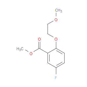 methyl 5-fluoro-2-(2-methoxyethoxy)benzoate