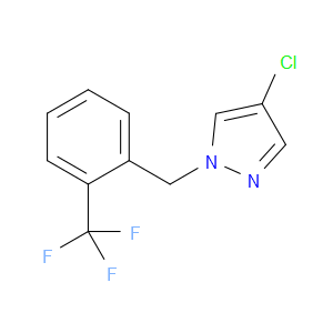 4-chloro-1-(2-(trifluoromethyl)benzyl)-1H-pyrazole