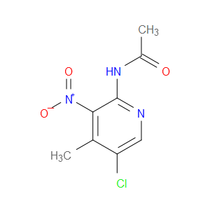 N-(5-chloro-4-methyl-3-nitropyridin-2-yl)acetamide