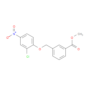 methyl 3-((2-chloro-4-nitrophenoxy)methyl)benzoate