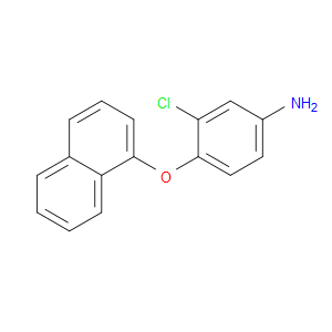 3-Chloro-4-(1-naphthalenyloxy)benzenamine