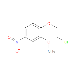 1-(2-chloroethoxy)-2-methoxy-4-nitrobenzene
