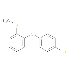 (4-chlorophenyl)(2-(methylthio)phenyl)sulfane