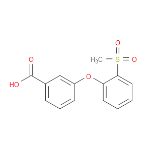 3-(2-(methylsulfonyl)phenoxy)benzoic acid