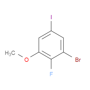 1-Bromo-2-fluoro-5-iodo-3-methoxybenzene