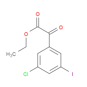 ethyl 2-(3-chloro-5-iodophenyl)-2-oxoacetate