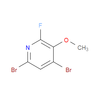 4,6-dibromo-2-fluoro-3-methoxypyridine