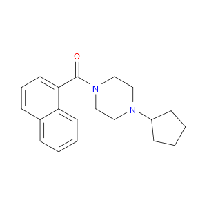 (4-Cyclopentyl-1-piperazinyl)-1-naphthalenylmethanone