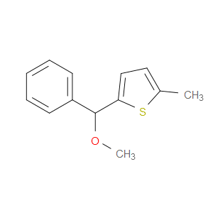 Thiophene, 2-(methoxyphenylmethyl)-5-methyl-