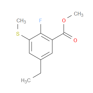 Methyl 5-ethyl-2-fluoro-3-(methylthio)benzoate