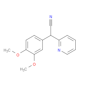 α-(3,4-Dimethoxyphenyl)-2-pyridineacetonitrile