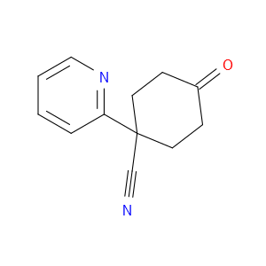 4-Oxo-1-(2-pyridinyl)cyclohexanecarbonitrile