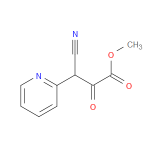 Methyl β-cyano-α-oxo-2-pyridinepropanoate