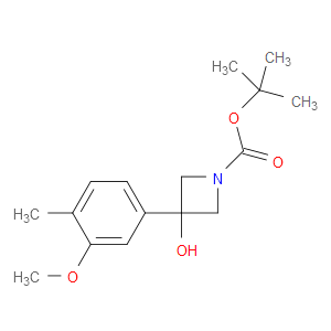 tert-butyl 3-hydroxy-3-(3-methoxy-4-methylphenyl)azetidine-1-carboxylate